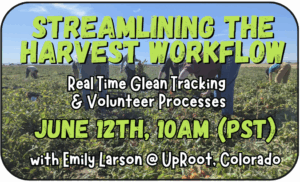 Streamlining the Harvest Workflow